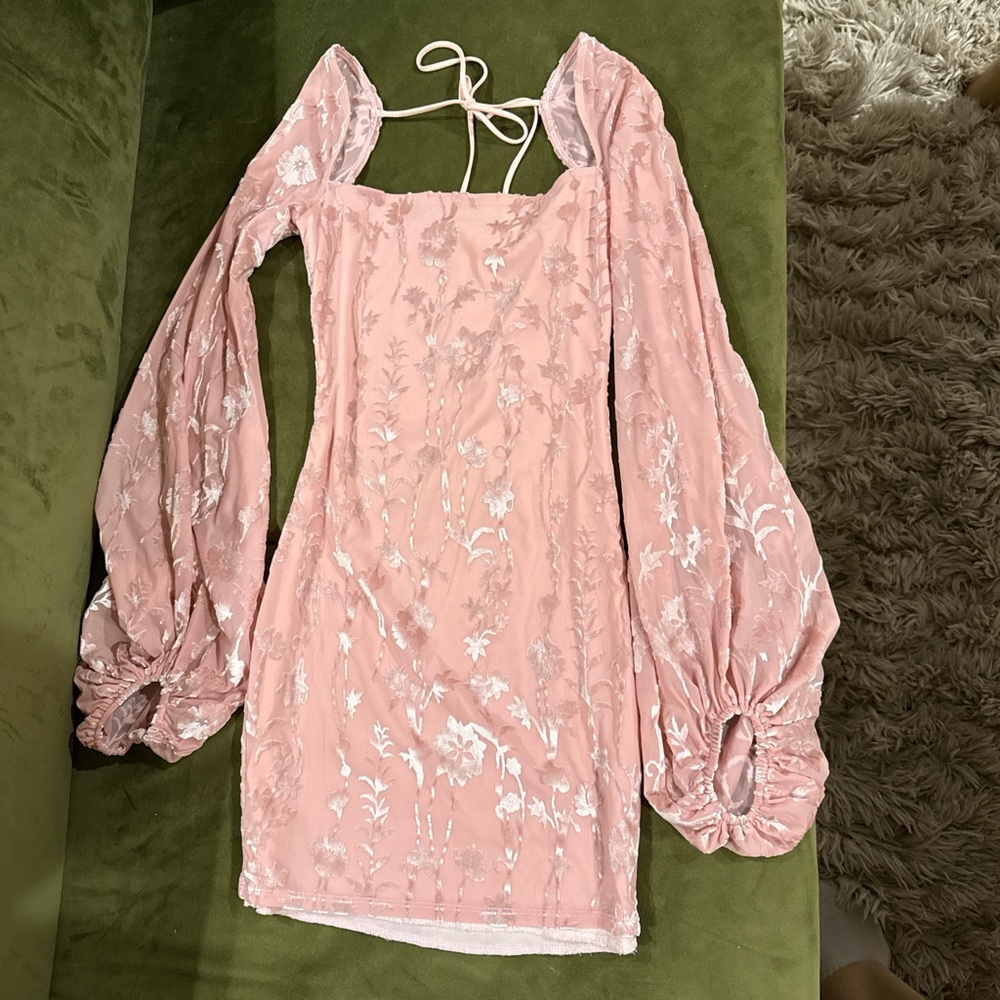 Lucy in the Sky Blush Floral Dress